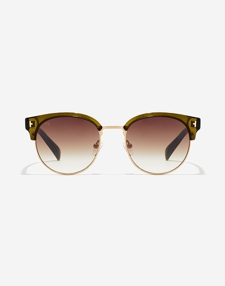 Nos Lunettes de Soleil Hawkers NEW CLASSIC ROUNDED - OLIVE EARTH