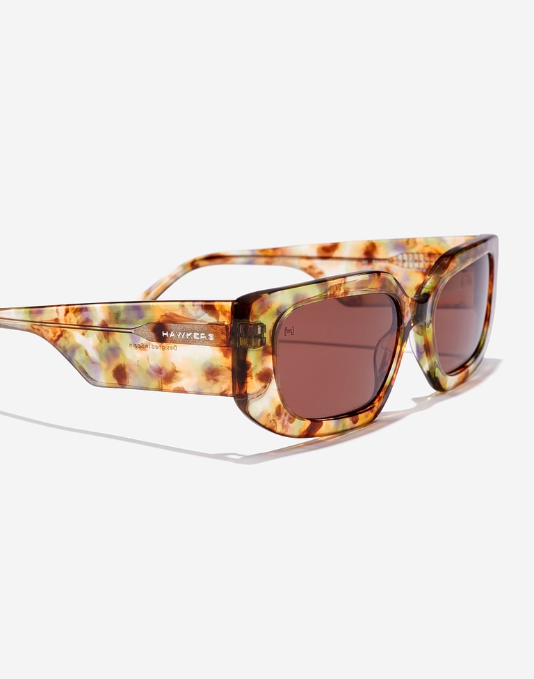 Nos Lunettes de Soleil Hawkers TRENDSET - SUNFLOWERS BROWN