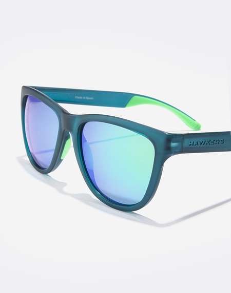 Nos Lunettes de Soleil Hawkers ONE SPORT RAW - POLARIZED TEAL PEACOCK
