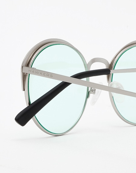 Sunglasses Hawkers SILVER - AQUA GREEN FAIRFAX
