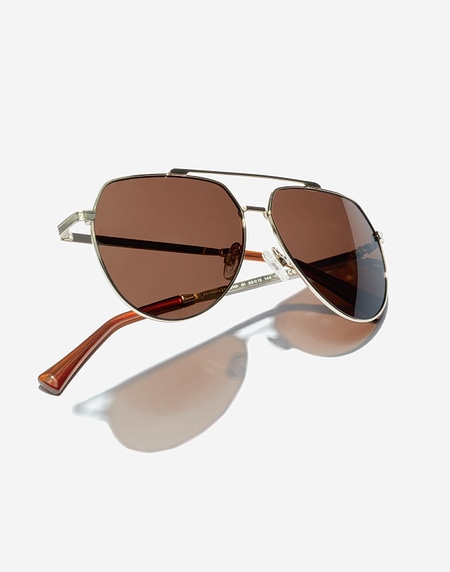 Sunglasses Hawkers SHADOW - POLARIZED KARAT BROWN