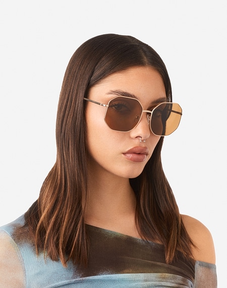 Sunglasses Hawkers LUMINA - ROSE GOLD EARTH