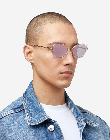 Sunglasses Hawkers AIR ROSE GOLD FELINE