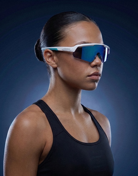 sports sunglasses HAWKERS BLAZE - WHITE SKY