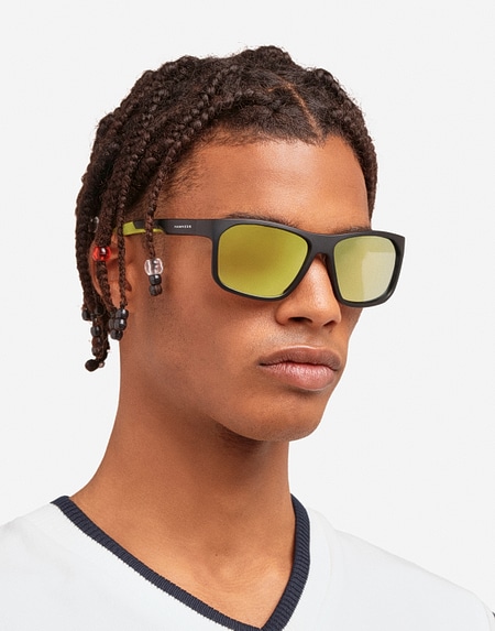 Sunglasses Hawkers COMANECI - POLARIZED BLACK MIRROR ACID