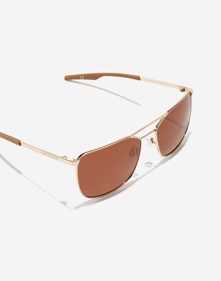 Nos Lunettes de Soleil Hawkers SENSE - POLARIZED GOLD BROWN