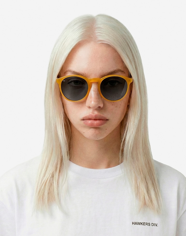 Nos Lunettes de Soleil Hawkers BEL AIR - MUSTARD DARK