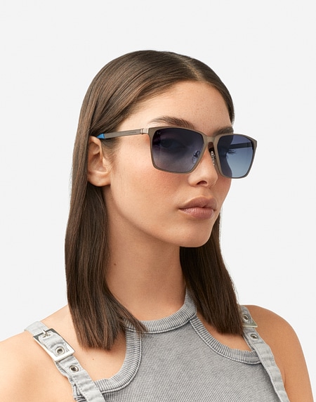 Sunglasses Hawkers TRACK FLEX - GUN METAL BLUE DENIM