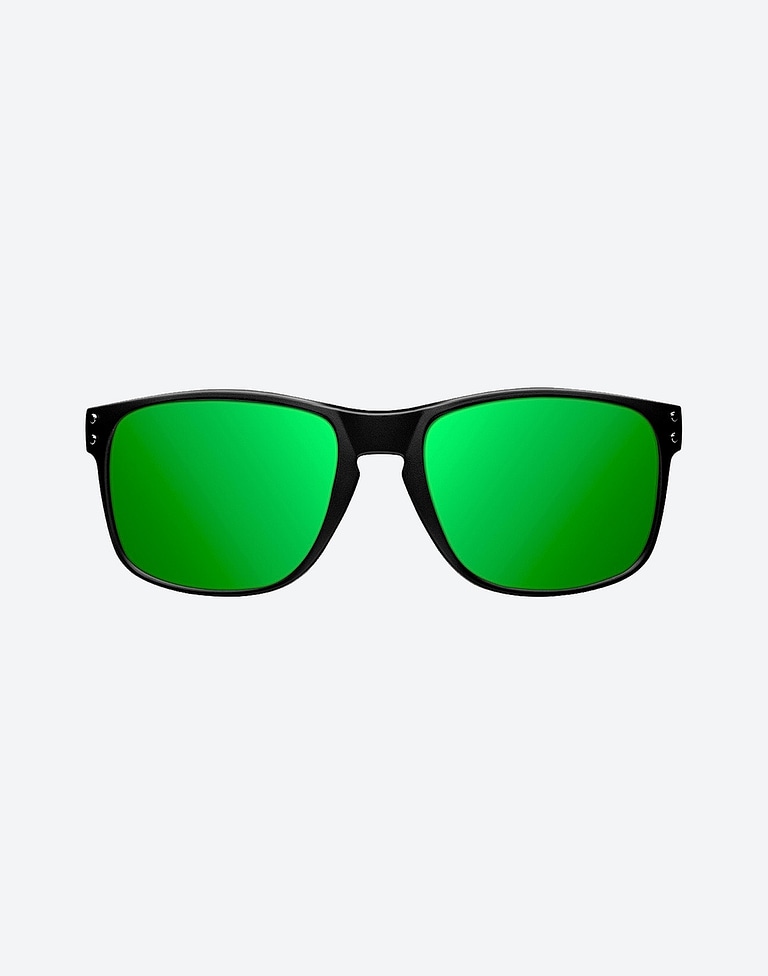 Gafas de sol Northweek BOLD MATTE BLACK - GREEN POLARIZED