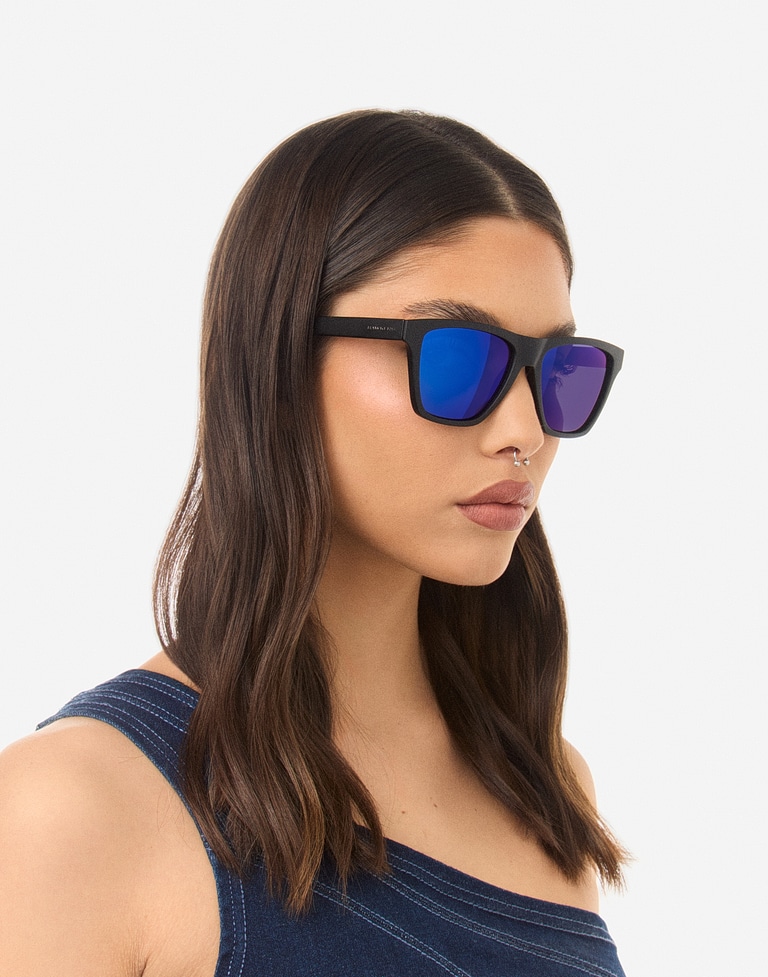 Lentes de sol Hawkers POLARIZED RUBBER BLACK - SKY ONE LS