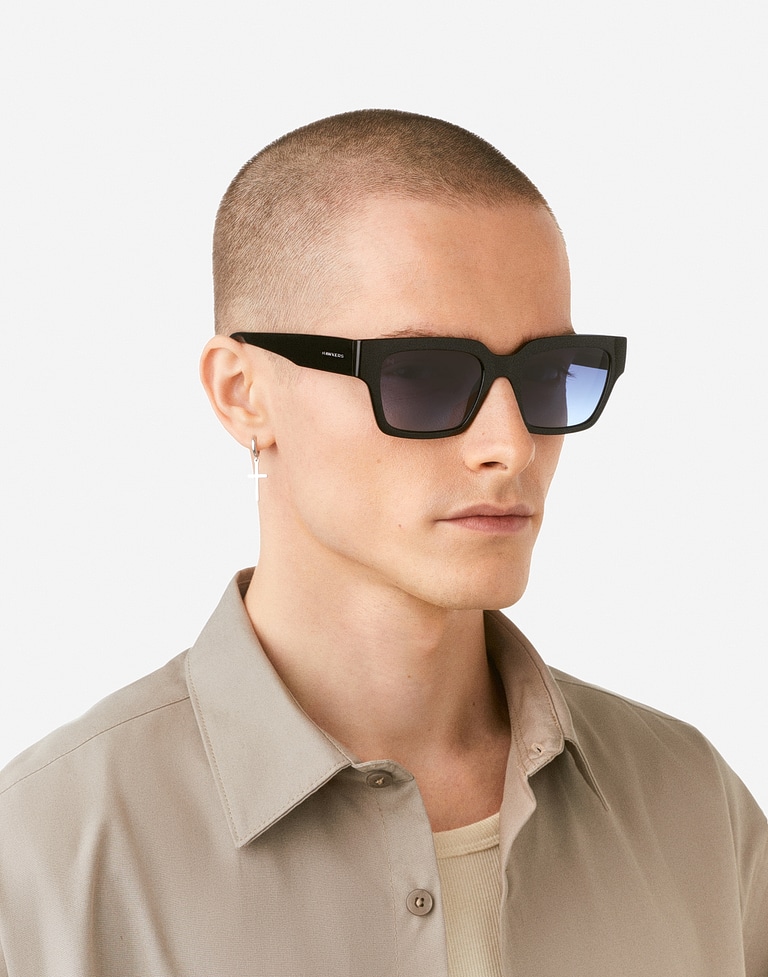 Nos Lunettes de Soleil Hawkers MATE - BLACK BLUE DENIM ECO