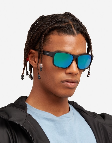 Nos Lunettes de Soleil Hawkers BLACK EMERALD FASTER