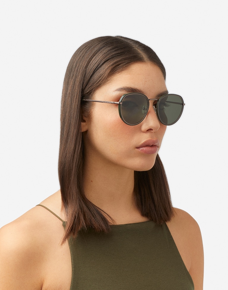 Sunglasses Hawkers CERES - POLARIZED GREEN METAL ALLIGATOR