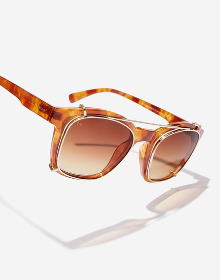 Sunglasses Hawkers DOT - CLIP ON HAVANA BB