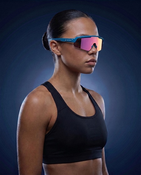 sports sunglasses HAWKERS BLAZE - TEAL RUBY