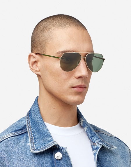 Lentes de sol Hawkers SHADOW - POLARIZED GOLD ALIGATOR