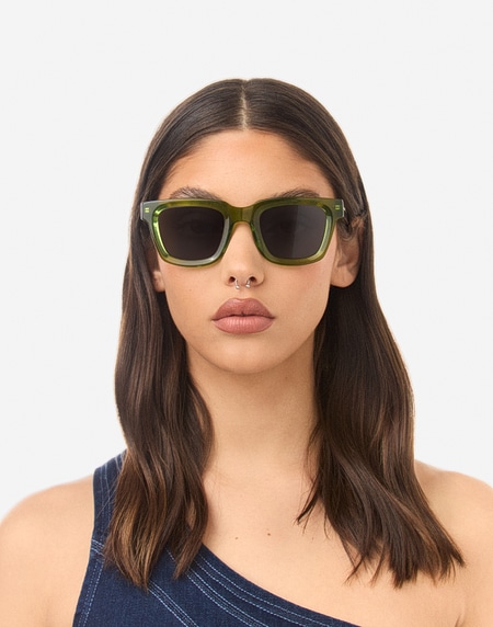 Sunglasses Hawkers ONE UPTOWN - GREEN DARK