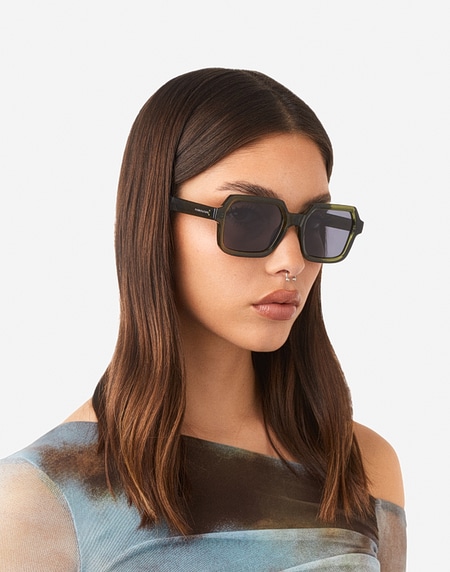 Sunglasses Hawkers MINIMAL MAX - SAGE GREEN DARK