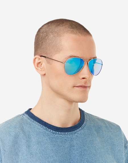 Sunglasses Hawkers HAWK - POLARIZED SILVER BLUE