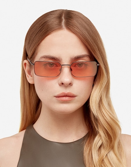 Lentes de sol Hawkers SOUR - GUN METAL CORAL