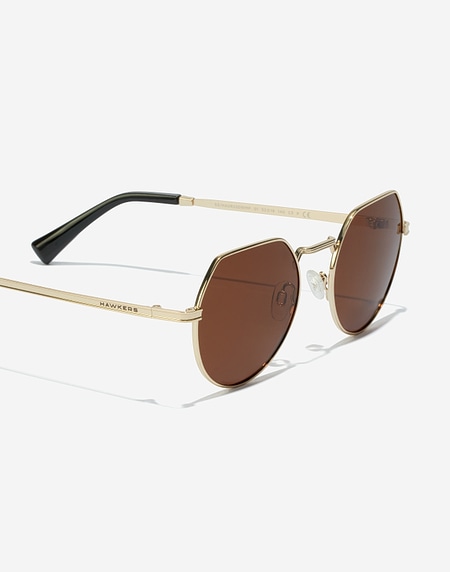 Sunglasses Hawkers AURA - POLARIZED GOLD BROWN