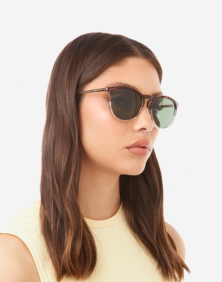 Sunglasses Hawkers OLLIE - POLARIZED WHITE GREEN