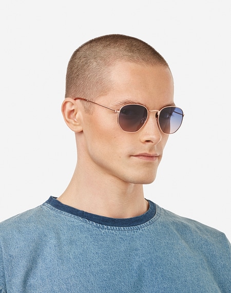 Occhiali da sole Hawkers SIXGON DRIVE - POLARIZED ROSE GOLD BLUE