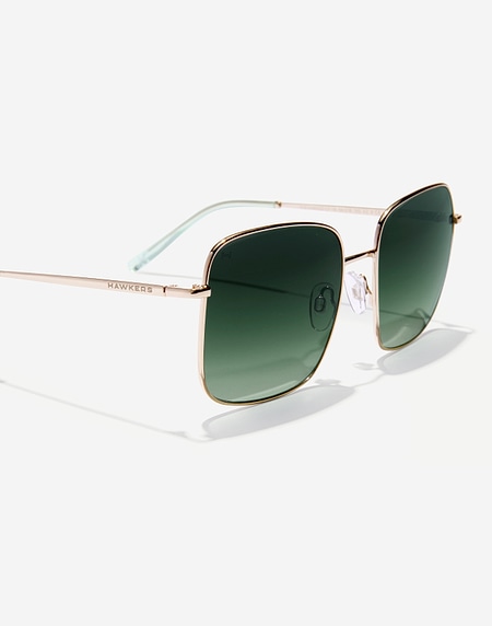 Sunglasses Hawkers ROYAL FLUSH - GOLD GREEN FOREST