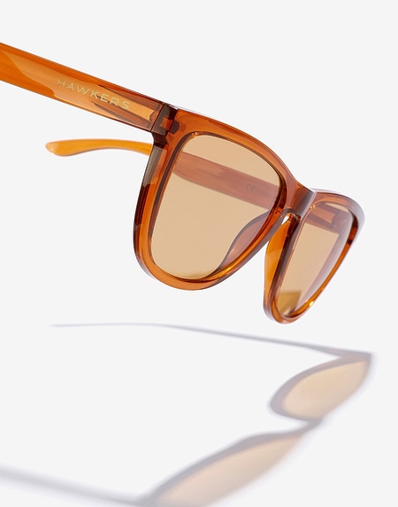 Nos Lunettes de Soleil Hawkers NUDE PROJECT X HAWKERS - ONE RAW MUSTARD