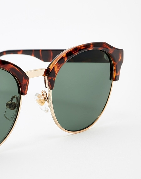 Sunglasses Hawkers CAREY - GREEN BOTTLE CLASSIC ROUNDED