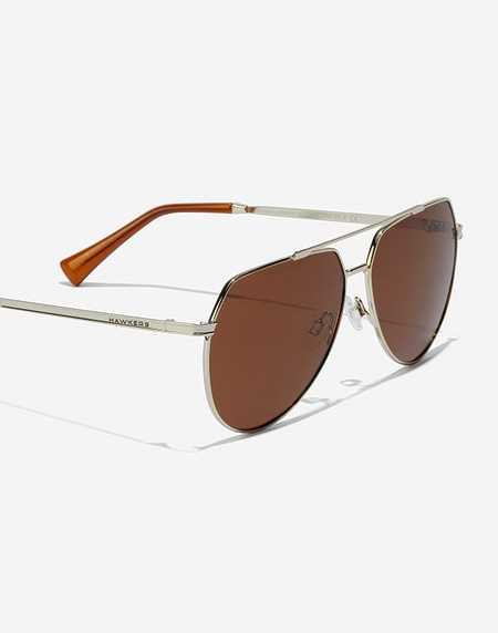 Sunglasses Hawkers SHADOW - POLARIZED KARAT BROWN