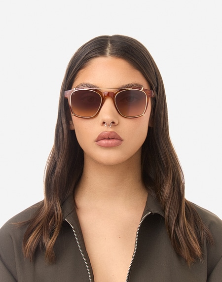 Sunglasses Hawkers DOT - CLIP ON HAVANA BB