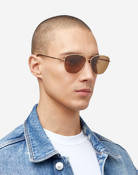 Oculos de sol Hawkers LAX - POLARIZED GOLD OLIVE