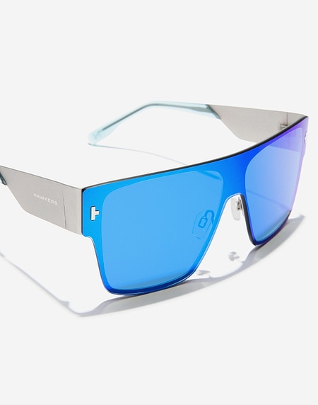 Sunglasses Hawkers LONG ISLAND - SILVER CLEAR BLUE
