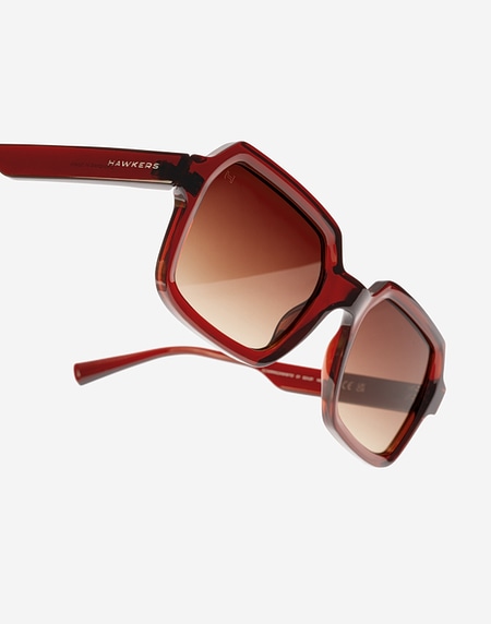 Sunglasses Hawkers MINIMAL MAX - BROWN TERRACOTA