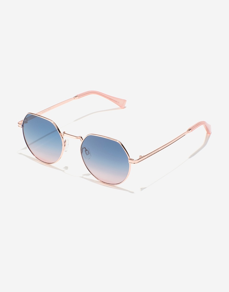 Sunglasses Hawkers AURA - ROSE GOLD BLUE TO PEACH