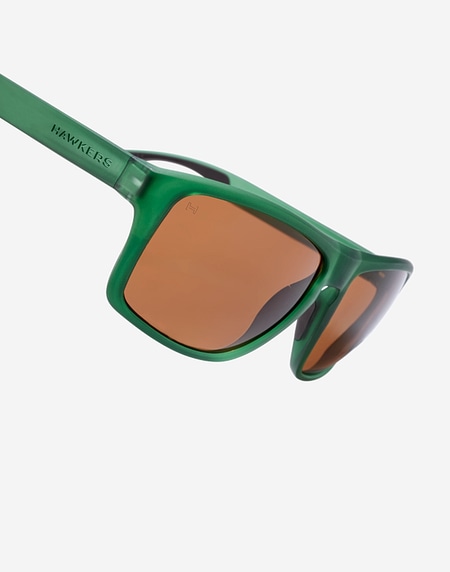 Nos Lunettes de Soleil HAWKERS FASTER SPORT RAW - DARK GREEN CARAMEL