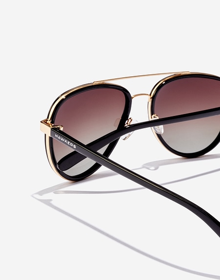 Nos Lunettes de Soleil Hawkers EAGLE - POLARIZED BLACK BROWN