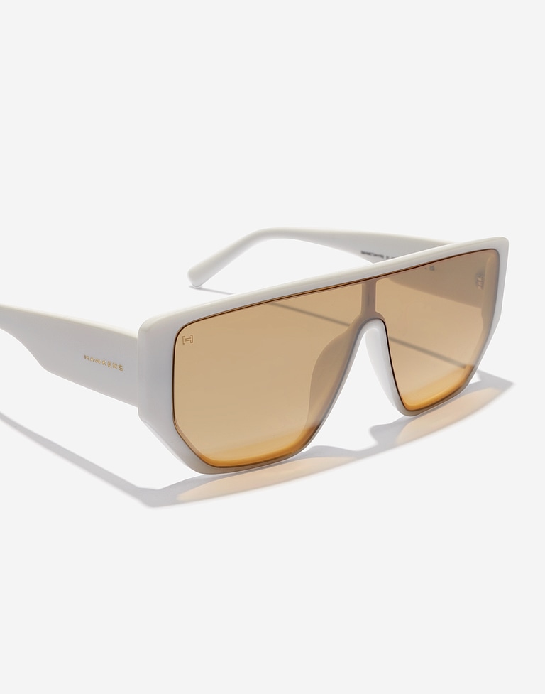 Nos Lunettes de Soleil Hawkers METRO - WHITE MUSTARD ECO