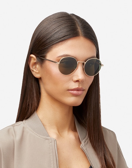 Sunglasses Hawkers MOMA - POLARIZED GOLD GREEN
