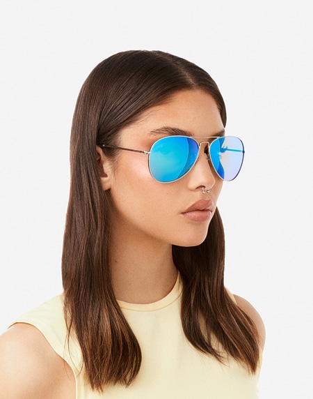 Lentes de sol Hawkers HAWK - POLARIZED SILVER BLUE