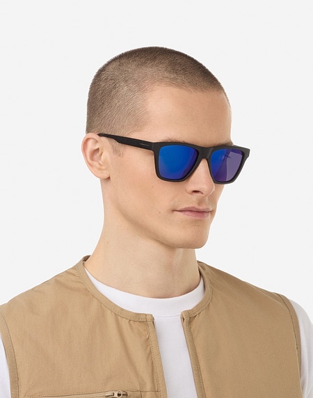 Sonnenbrille Hawkers POLARIZED RUBBER BLACK - SKY ONE LS