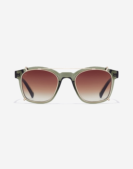 Nos Lunettes de Soleil Hawkers DOT - CLIP ON OLIVE BB