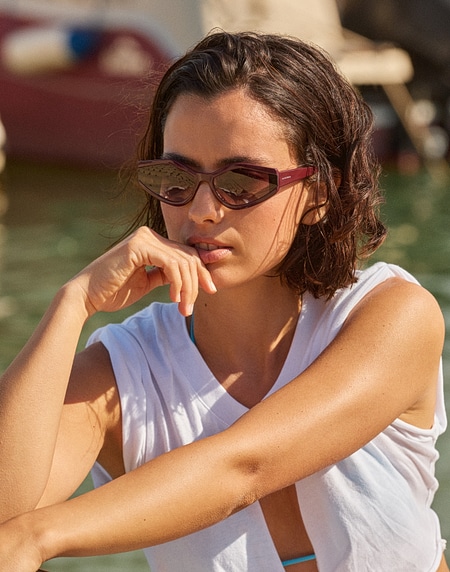 Gafas de sol HAWKERS CANNES - BURGUNDY EARTH ECO