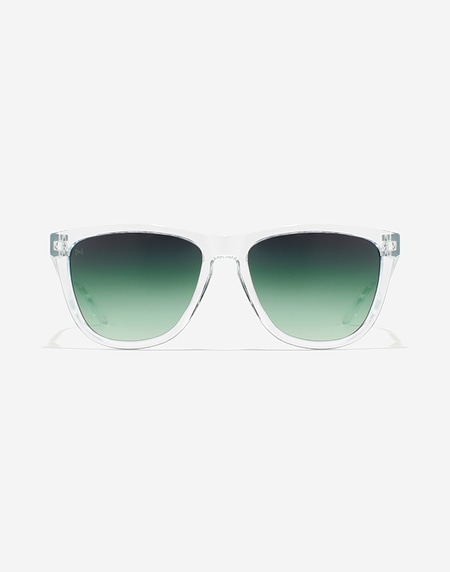 Nos Lunettes de Soleil Hawkers ONE RAW - TRANSPARENT GREEN FOREST