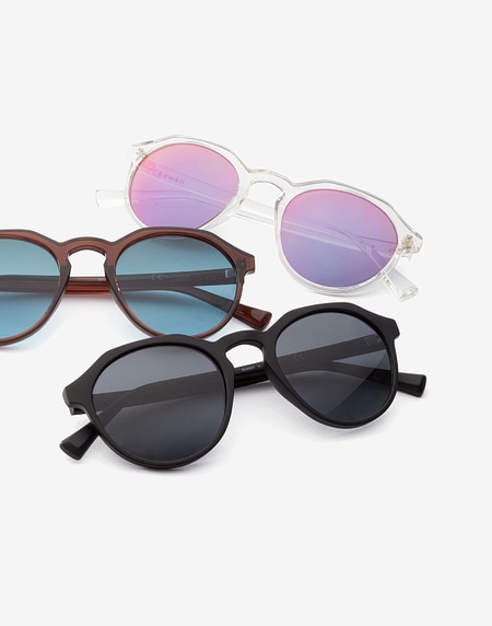 Lentes de sol Hawkers BLACK ROSE GOLD WARWICK XS