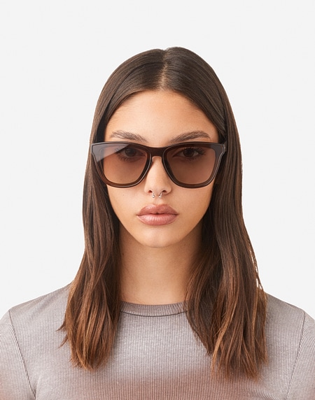 Sunglasses Hawkers DOWNTOWN MAX - BROWN PEANUT BUTTER