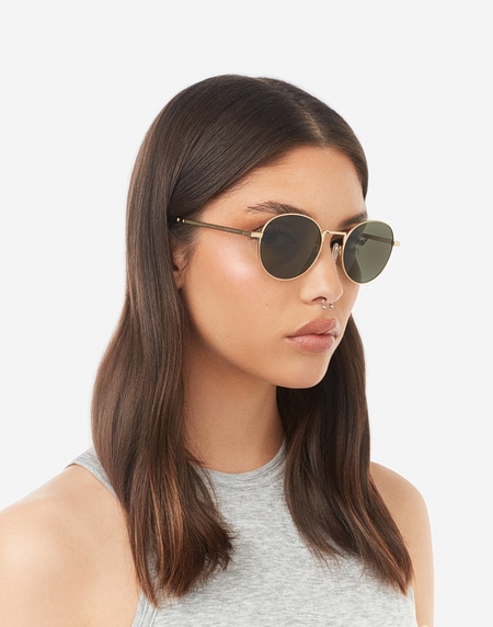 Gafas de sol Hawkers MOMA - POLARIZED GOLD ALIGATOR