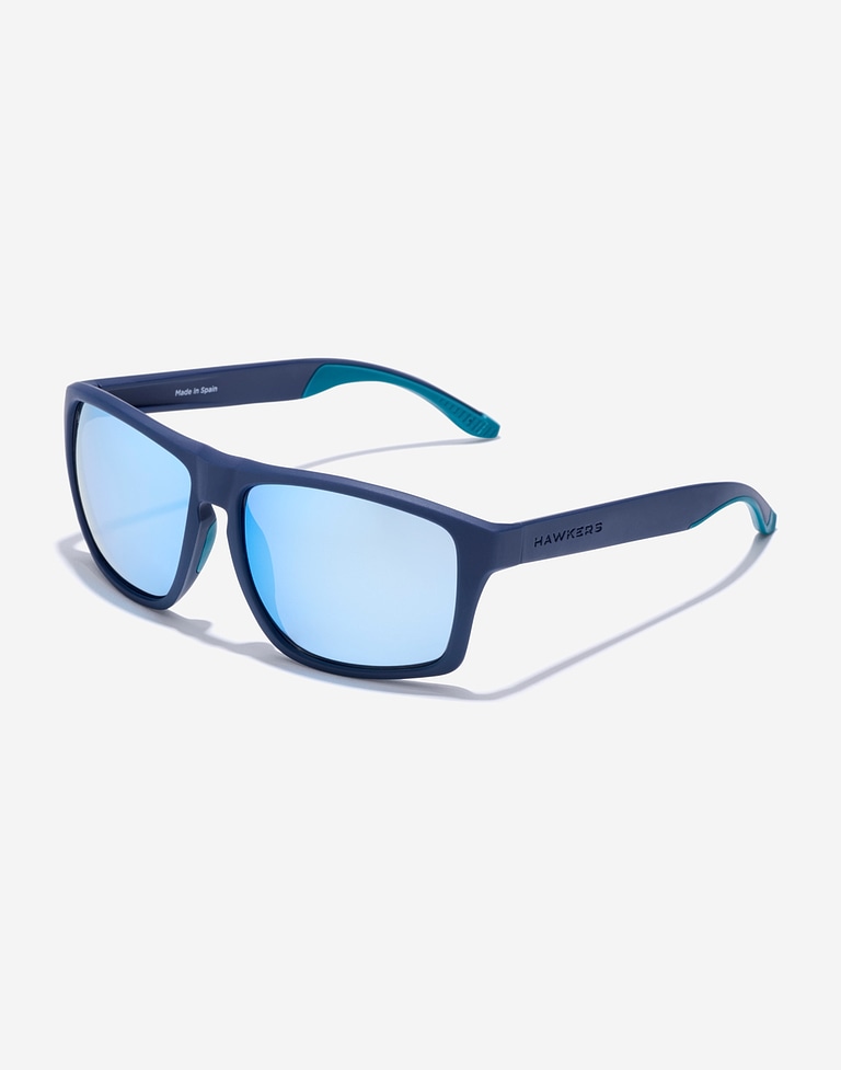 Nos Lunettes de Soleil HAWKERS FASTER SPORT RAW - NAVY BLUE CHROME