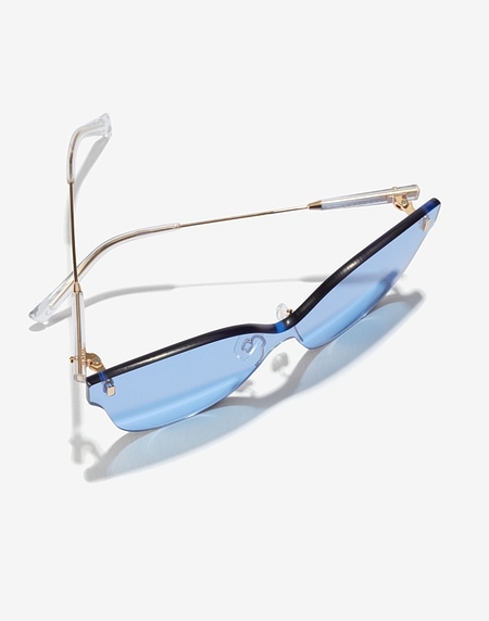 Sonnenbrille Hawkers GOLD LIGHT BLUE GELID